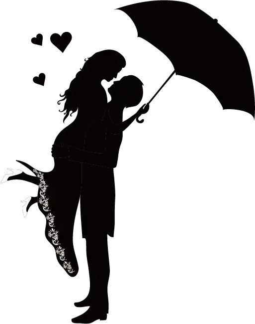  Romance Couple Silhouette Clip Art Romantic Hug Couple Drawing