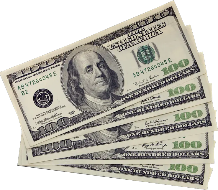  $500 Dollar Bills 100 Dollar Bill Transparent