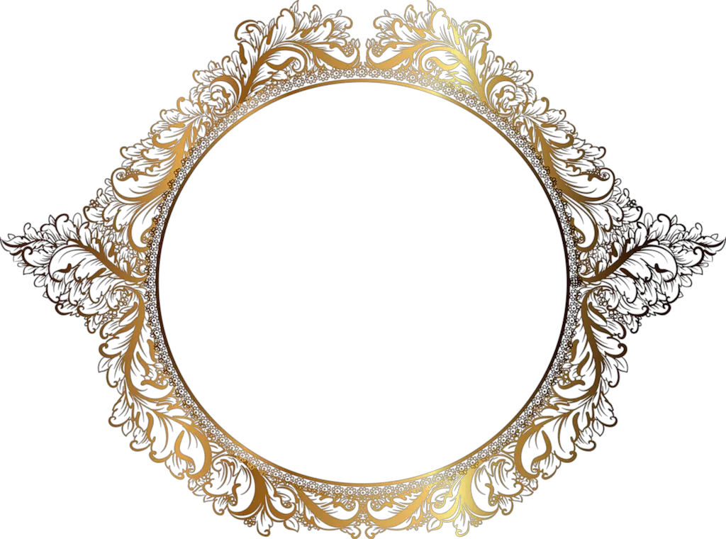  Clip Art Moldura Png Para Photoscape Dourada Molduras Circulares Png