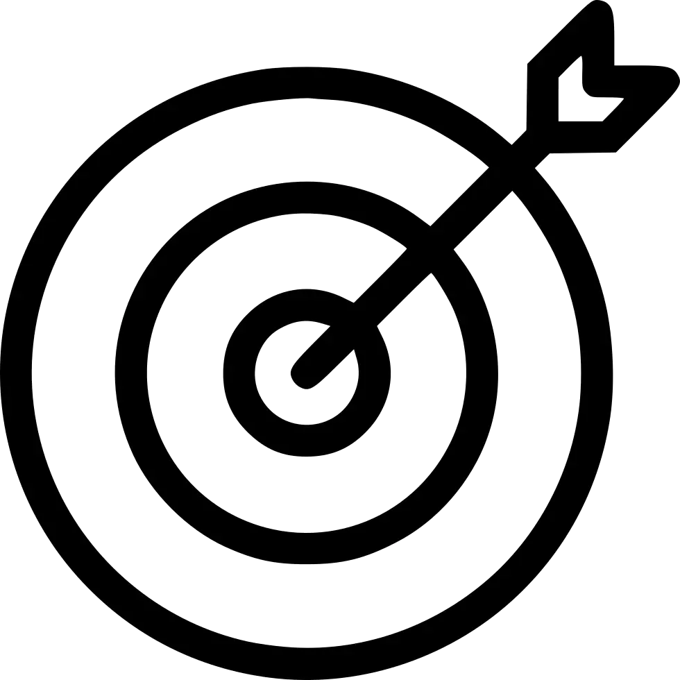  Target Svg Aim Transparent Goals Icon Png- Goal Icon Png
