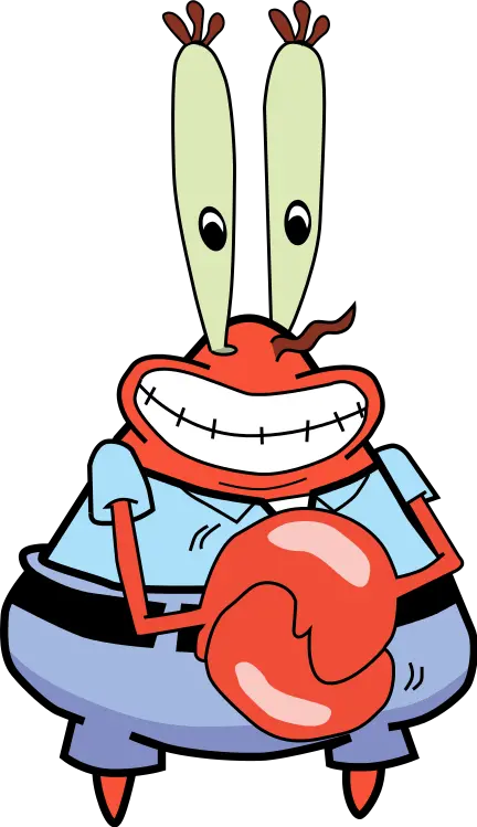  Spongebob Characters Mr Krabs