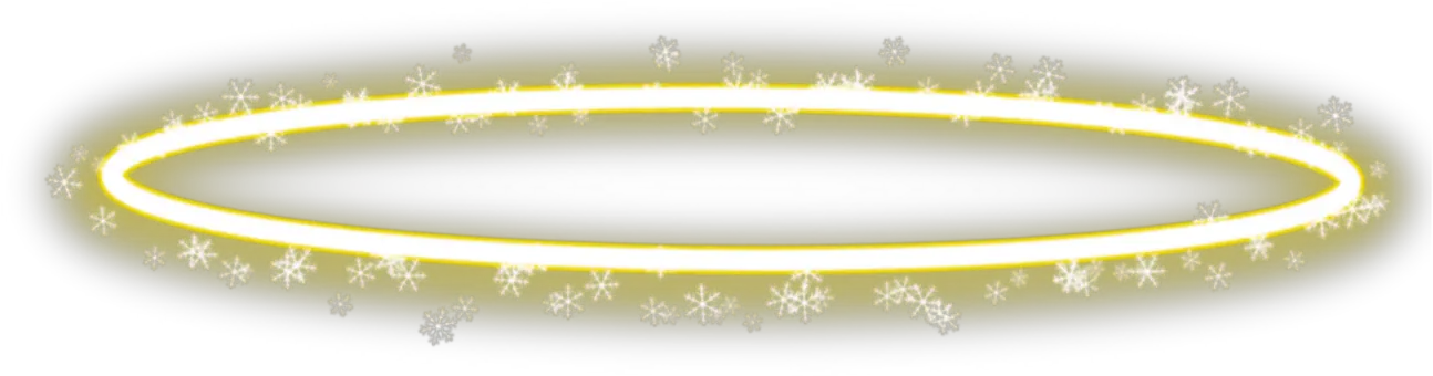 ring snow neon light yellow angel Gold