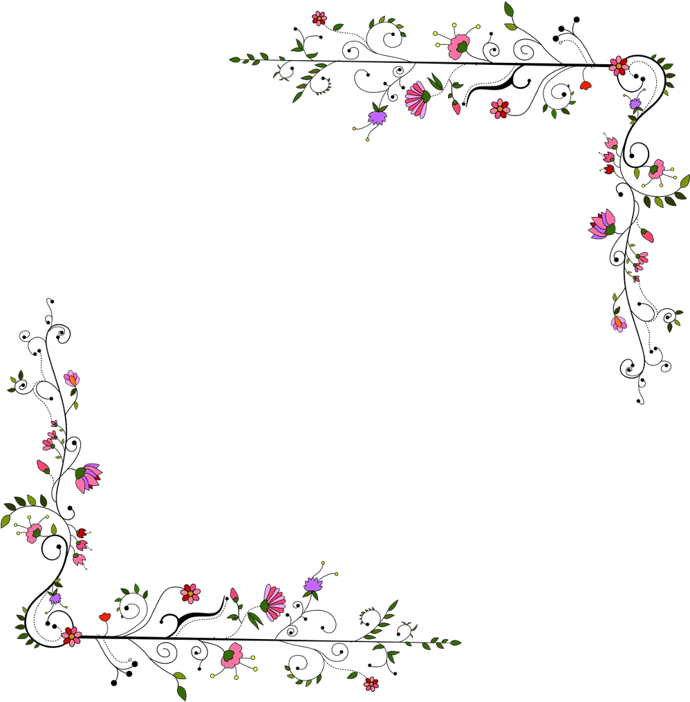  florals flowers leaves vines vinesandleaves swirls Frame New Design