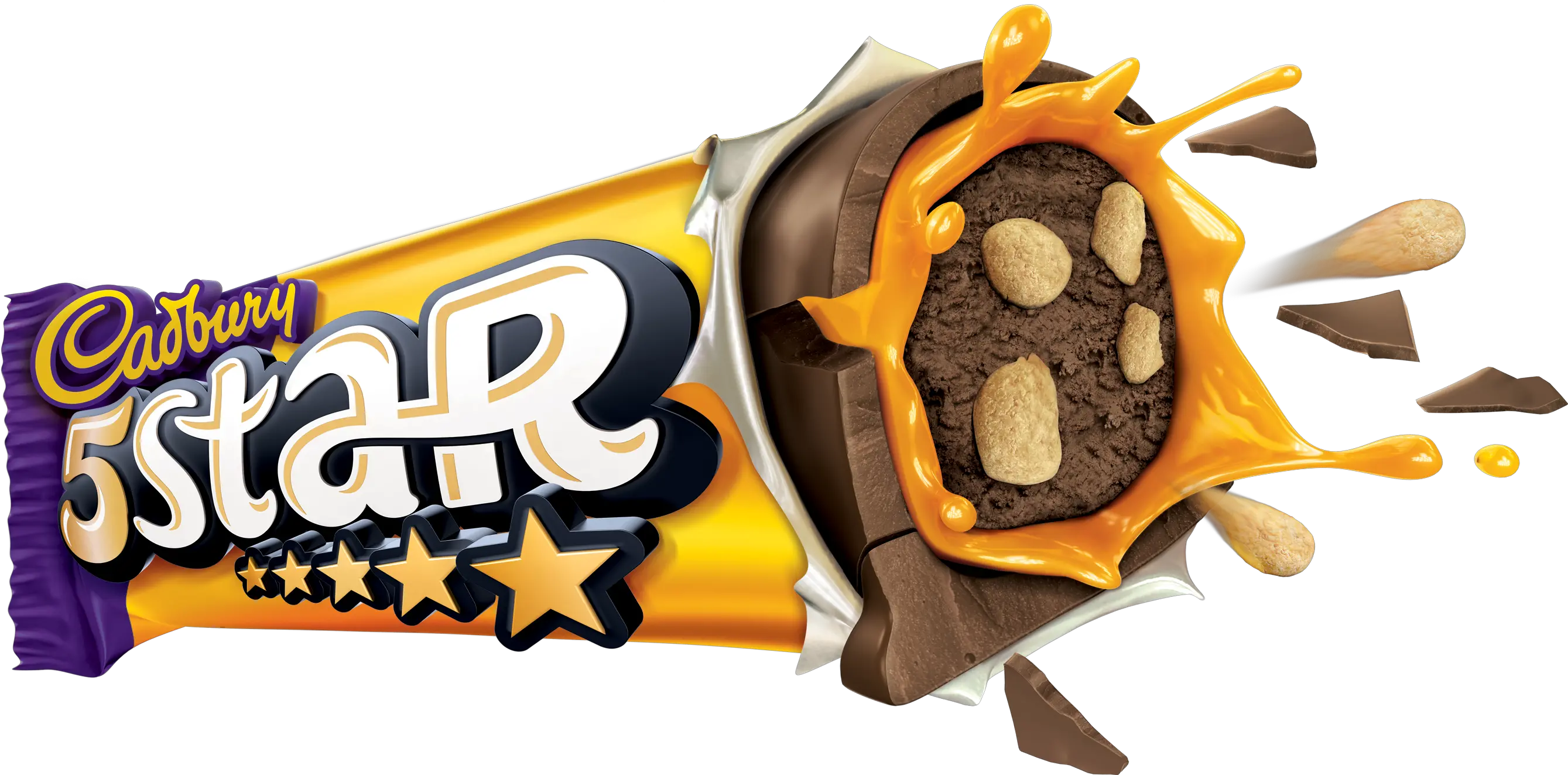  5star Pack No Background Cadbury 5 Star Chocolate