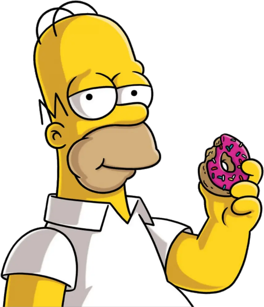  homer homero homersimpson homersimpsons homerosimpson Simpsons Eating A Donut