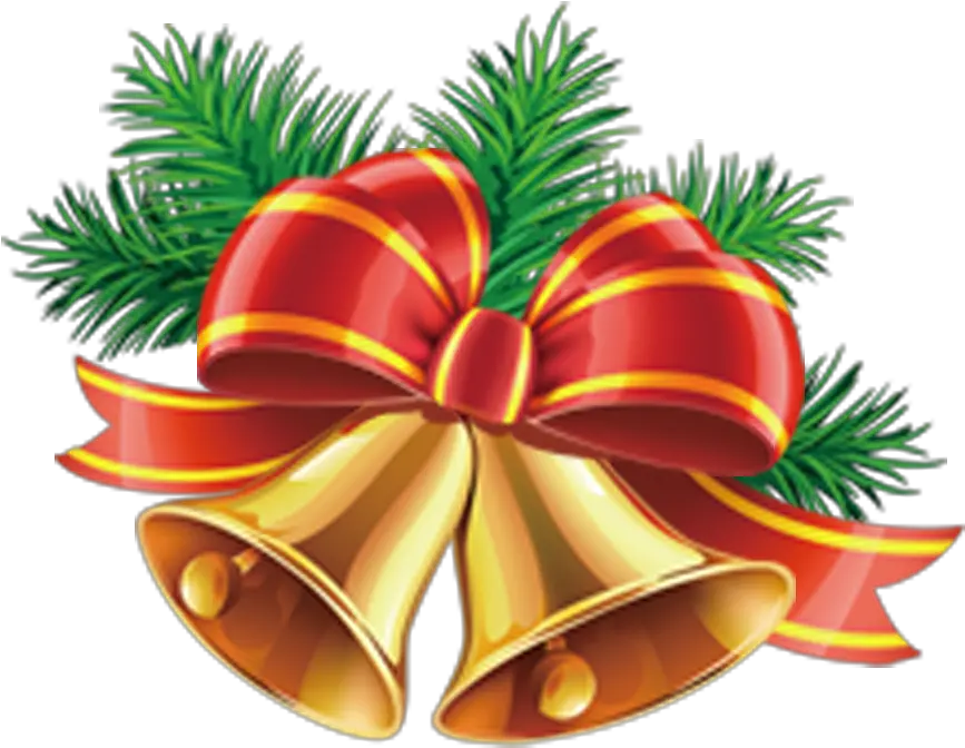  Bell Christmas Gold Christmas Bells Png