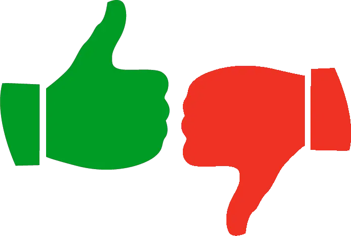  Likes And Dislikes City Transparent Thumbs Up Thumbs Down
