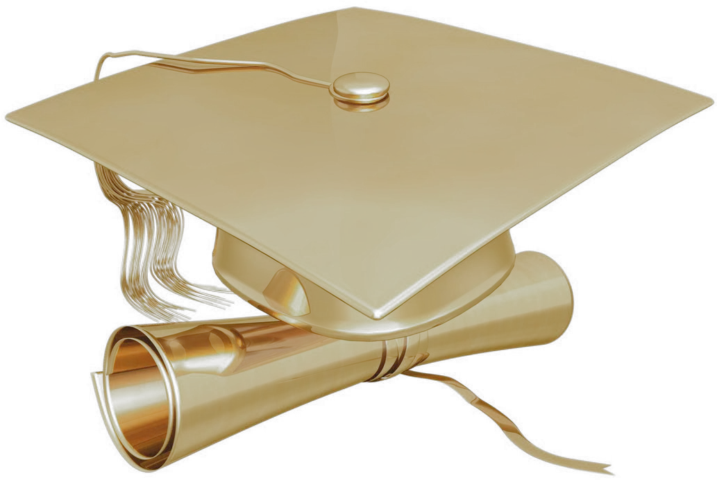  Cap And Diploma Images Gold Graduation Cap Transparent