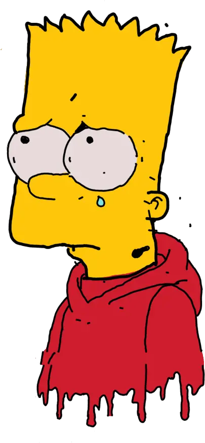  freetoedit simpsons stickers aesthetic sad cartoon Illustration