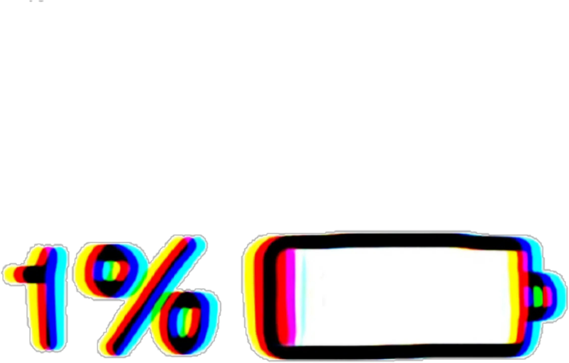  battery percentage 1% batterypercentage empty