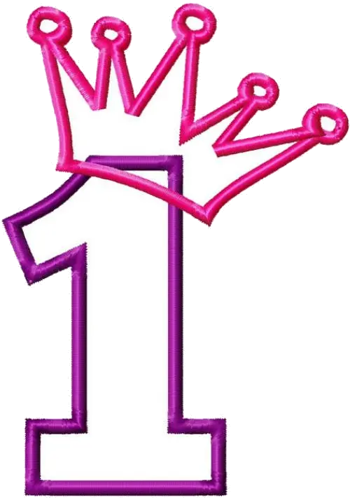  Number 1 One Birthday Clip Art Free Clipart Tideas Number One With Crown