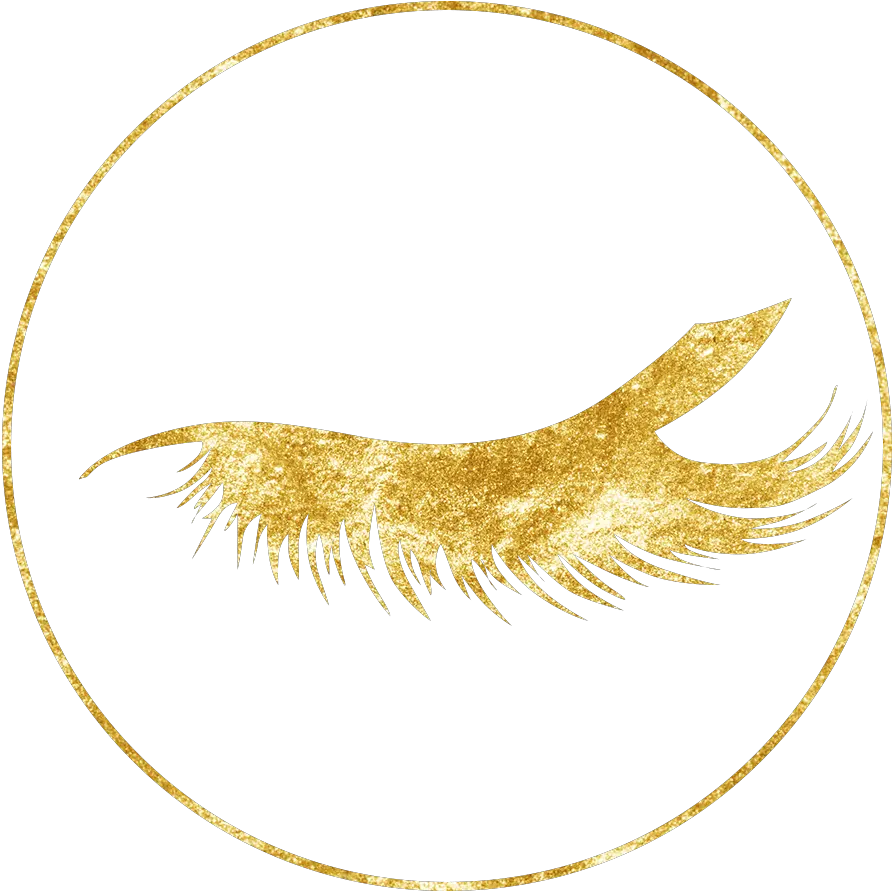 Eyelash Icon Gold Png