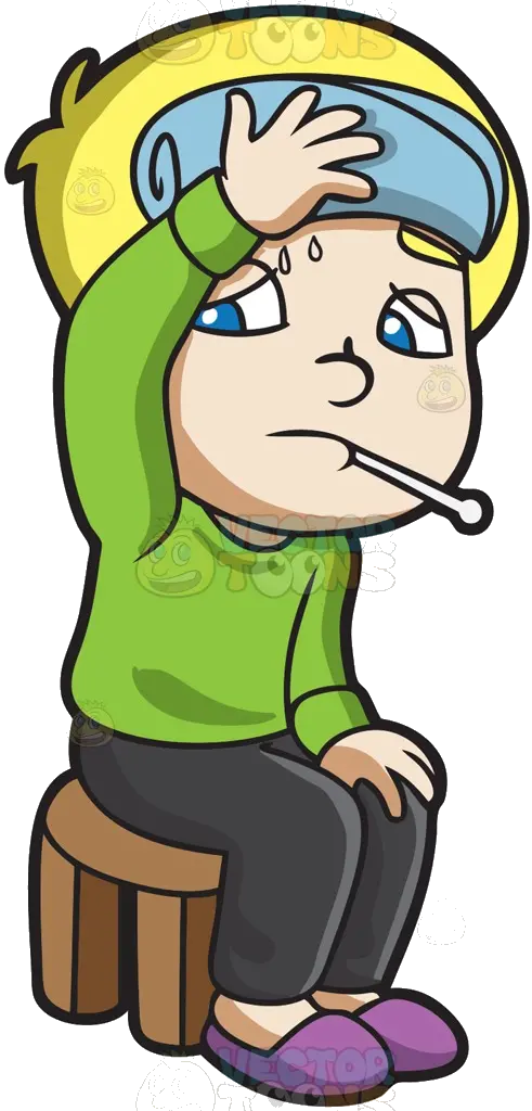  Sick Person Cartoon Ill Collection Transparent Png