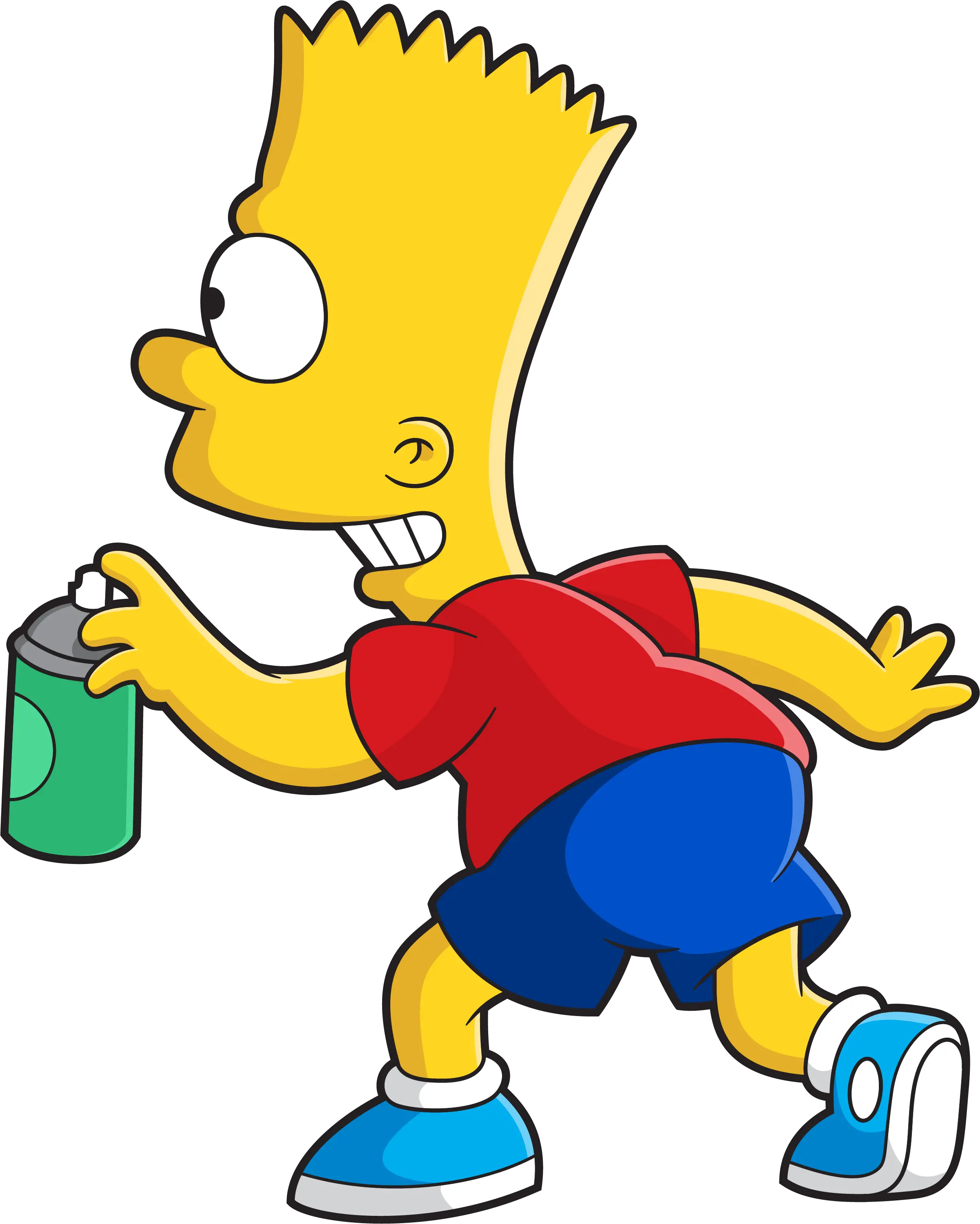  Transparent Red Spray Paint Png Bart Simpson Spray Paint
