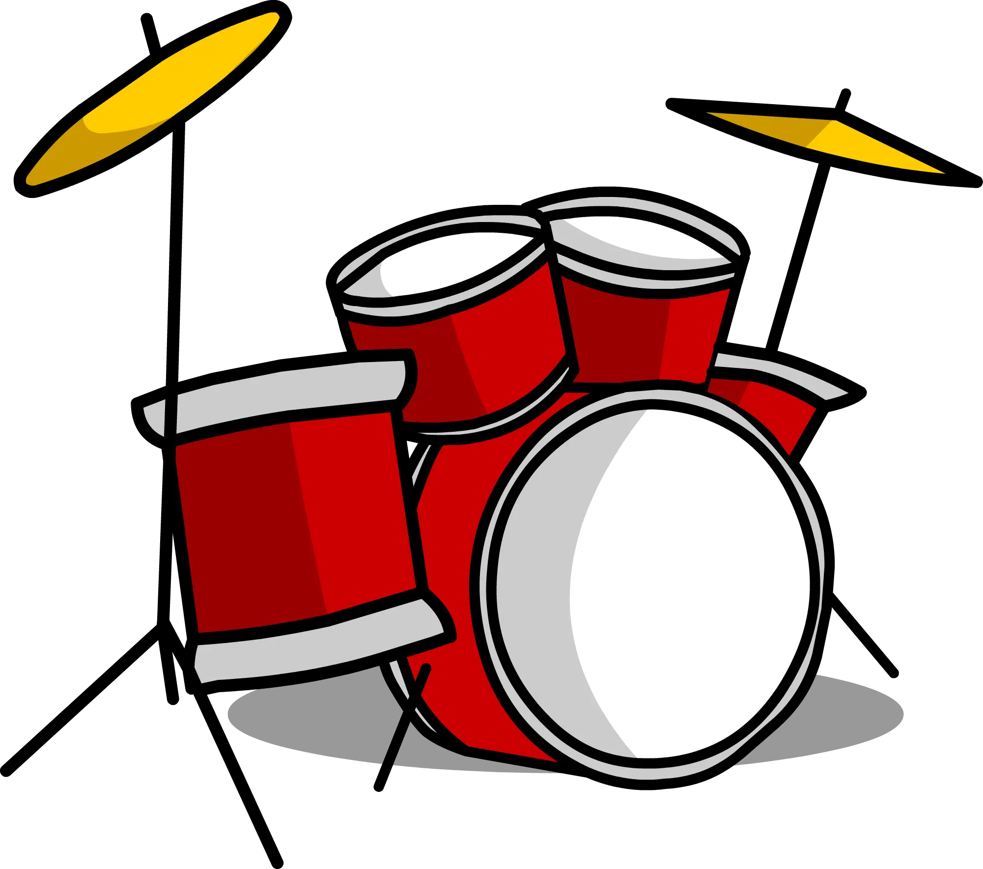  Transparent Drums Clipart Drum Kit Cartoon Png