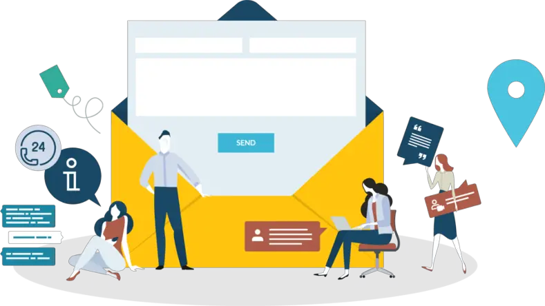  Request A Quote Banner Image Contact Us Illustration