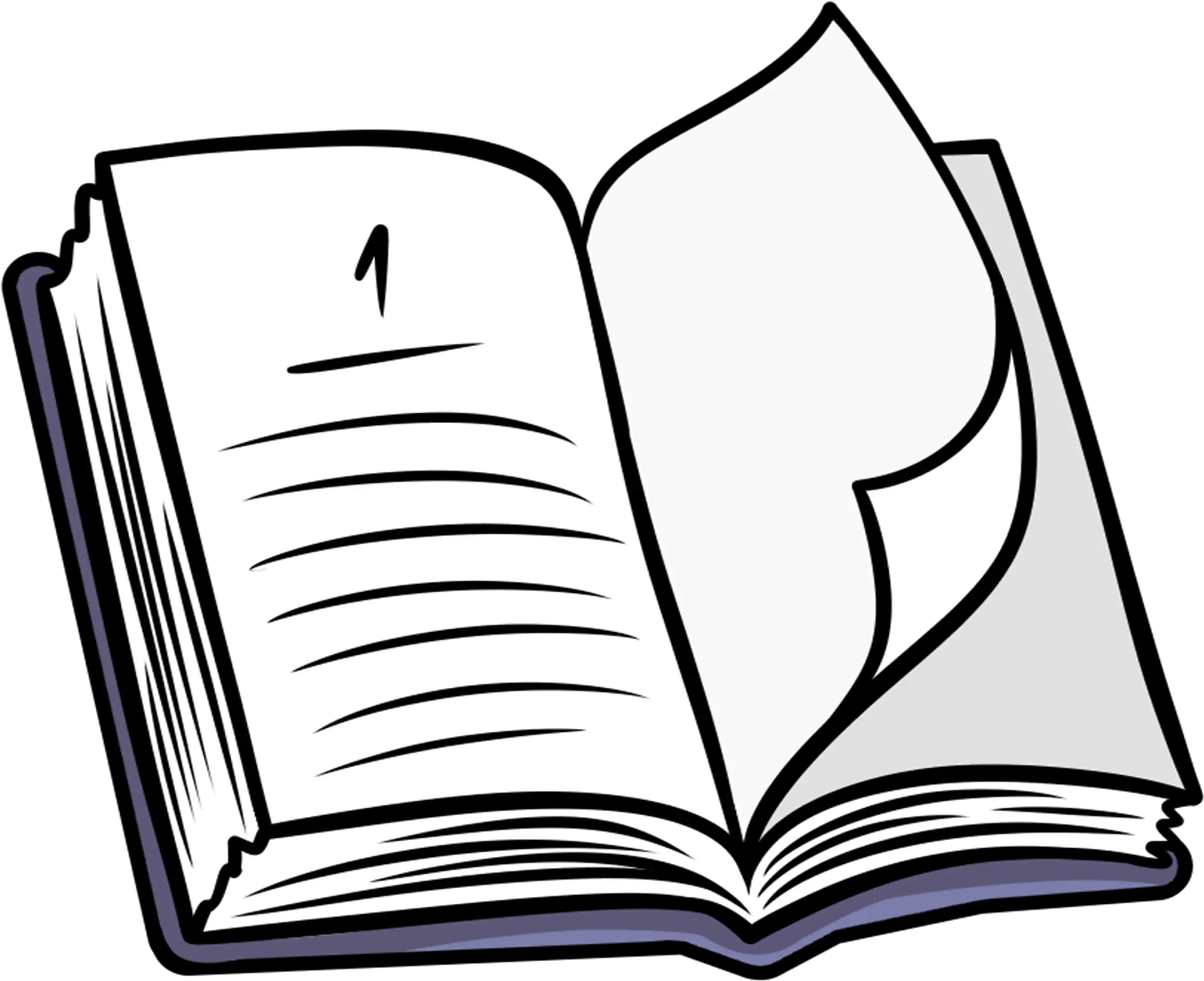  Transparent Open Books Clipart Clip Art Of Book