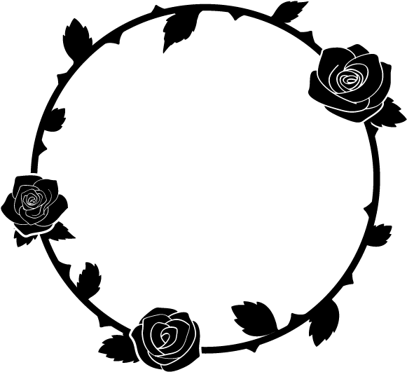  black rose rosa blackrose freetoedit roseframe Black Rose Circle Png