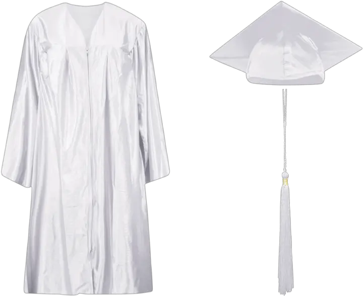  Transparent White Graduation Cap Png White Toga For Graduation
