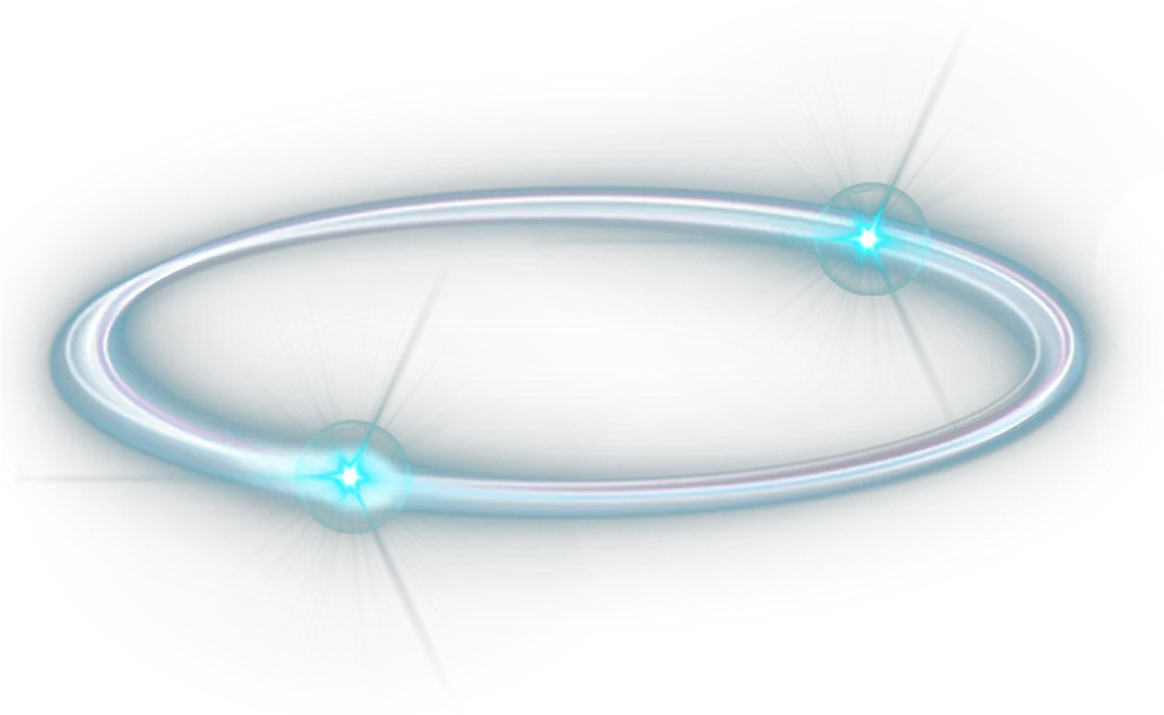  4) White Colour Ring Png Blue Aura Png (1300x1072)