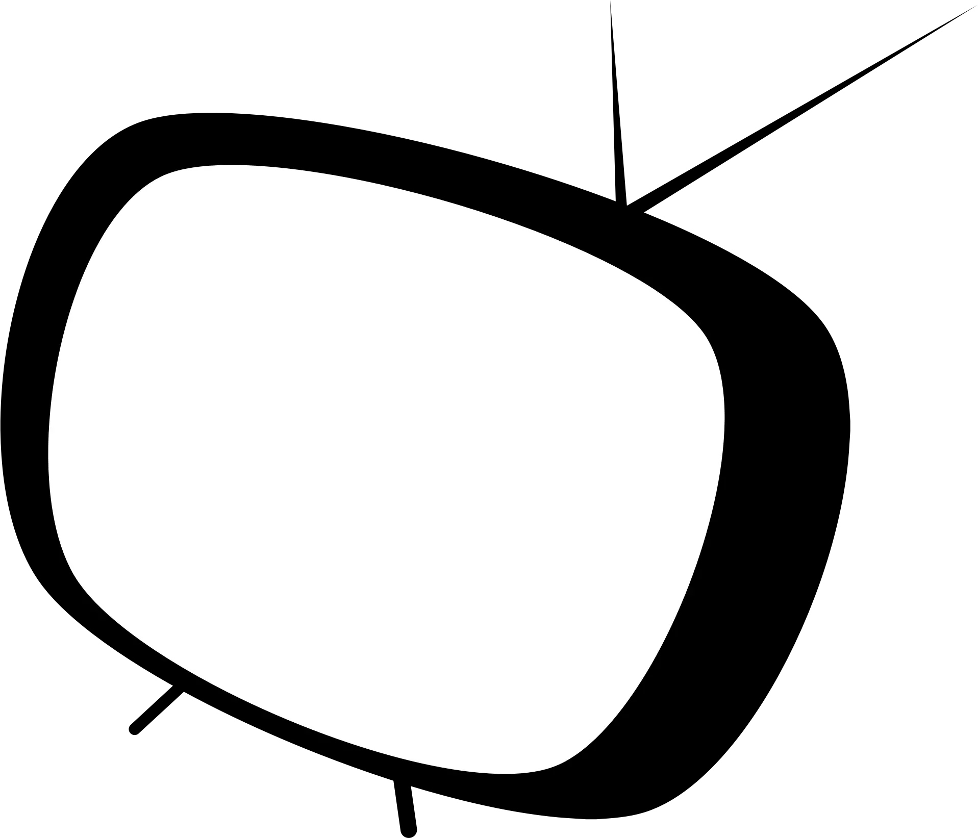  Old Television Png Image Cartoon Tv Icon Png