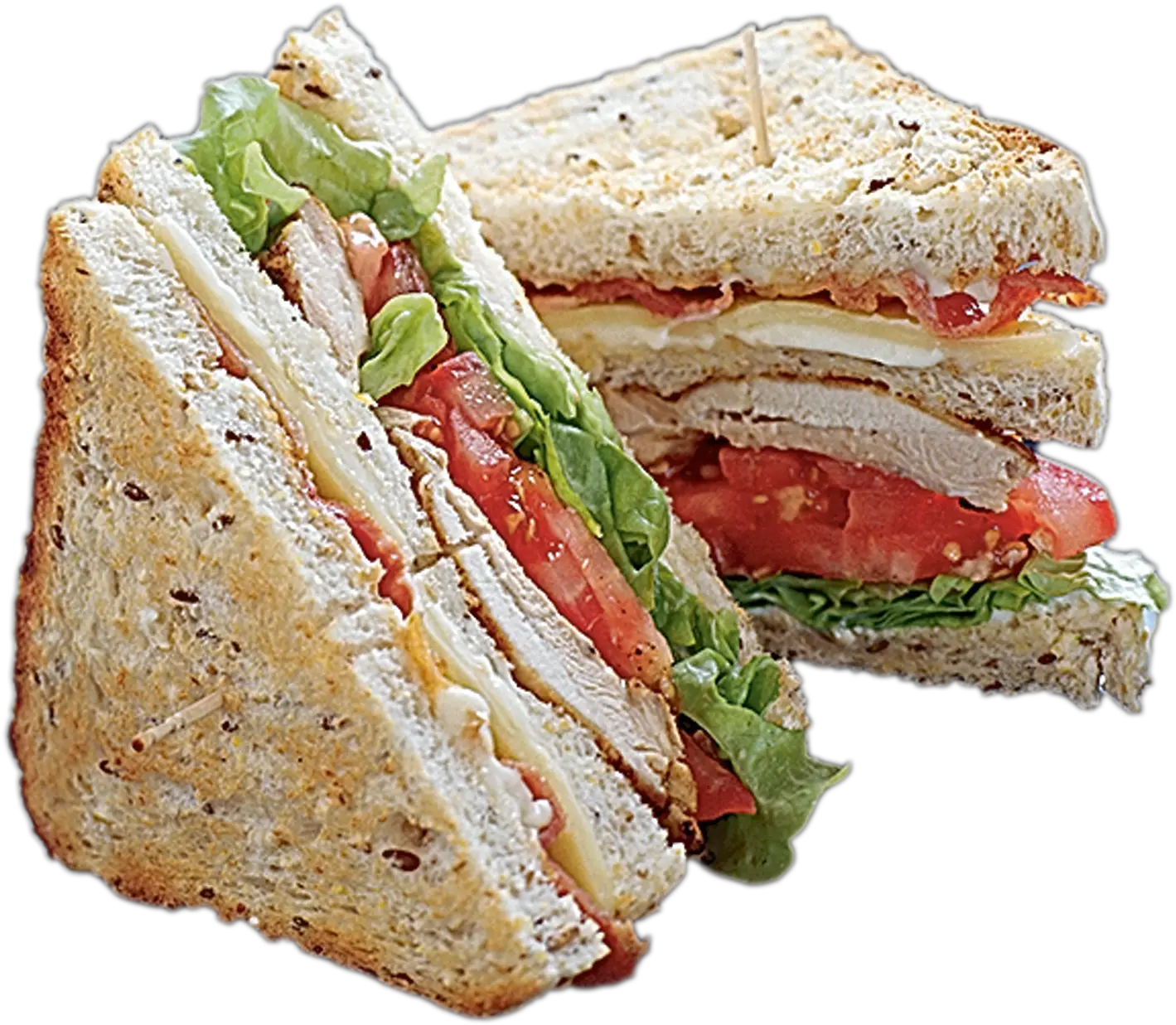  Marinated Chicken Club Sandwich