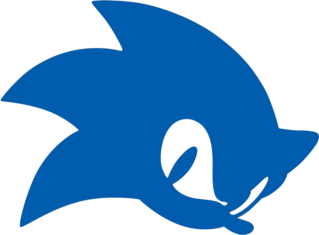  Sonic Tshirt Head Sonic The Hedgehog Silhouette