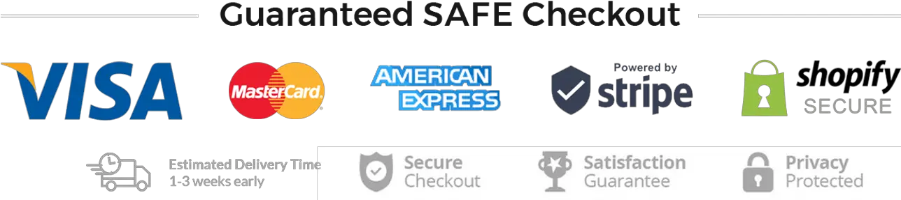  Safe Checkout Trust Badge