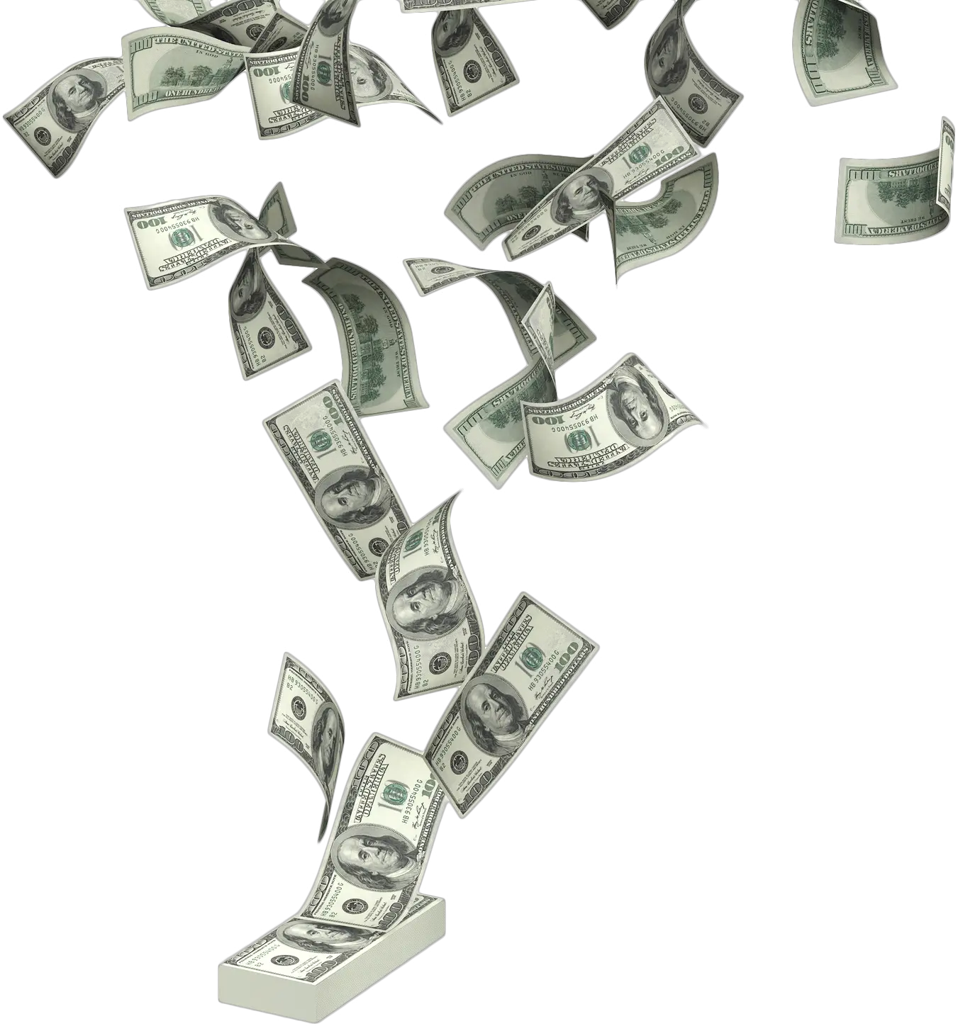  Transparent Falling Cash Png Dollar Bills Falling Png