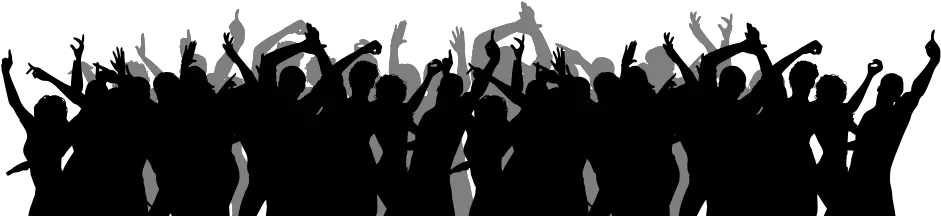 Audience Silhouette Png Download Crowd Silhouette Png