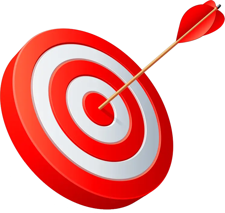  Red Arrow Aim Target Png Transparent Image Clipart Transparent Background Target Clipart