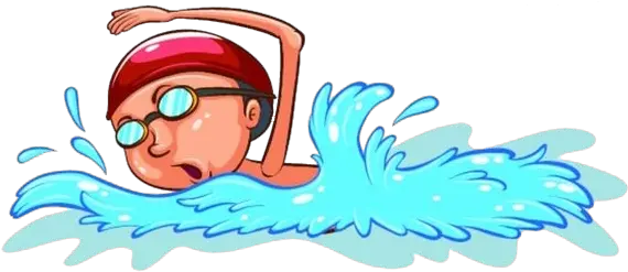  Clipart Dog Swim Boy Swimming Transparent