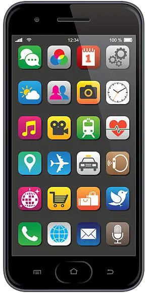  Phone Collection Of Free Smartphone Clipart Moblie Mobile Phone Clip Art
