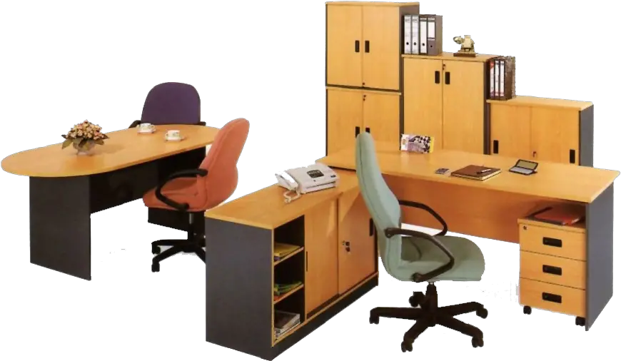  Clip Art Office Desk Png Office Furniture Png Transparent