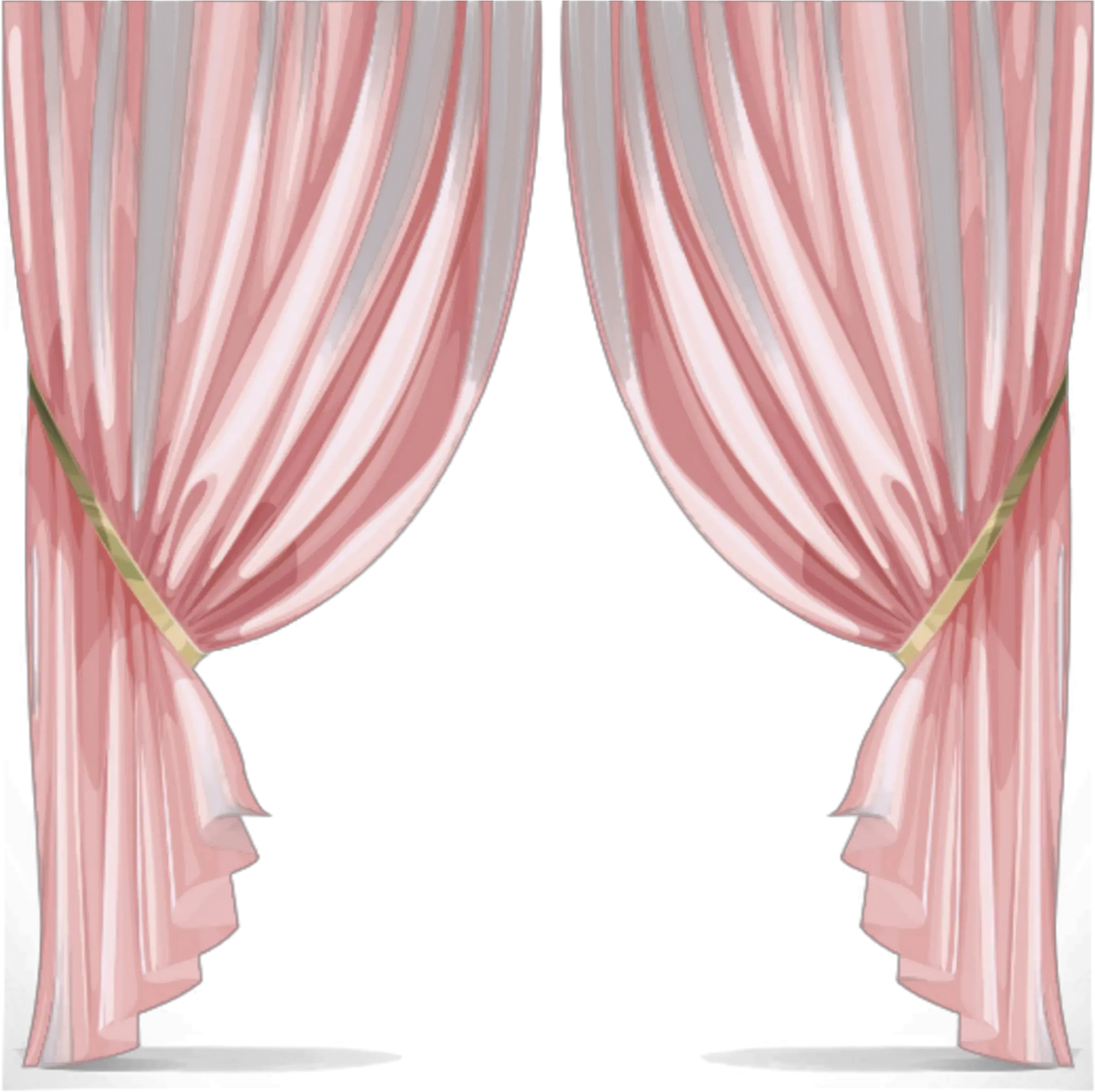  mq pink window curtains Pink Curtain Transparent Background
