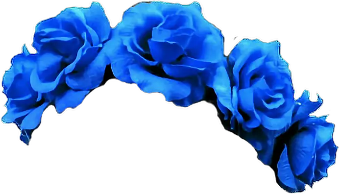  flowers crown blue freetoedit Blue Flower Crown Png
