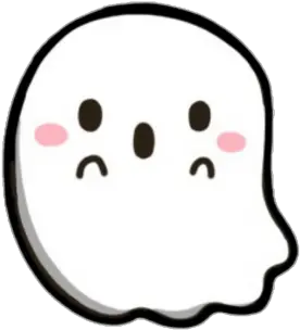  ghost cute kawaii halloween Kawaii Ghost Cute Png