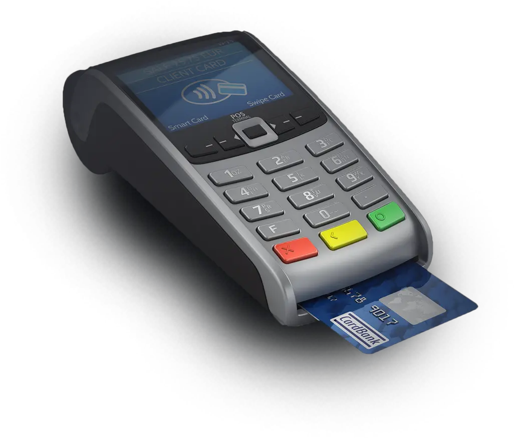  Pos Card Machine Png Credit Card Machine Png