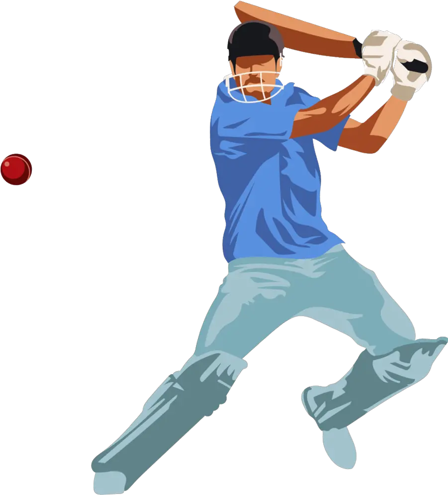  Cricket Players Vector Png