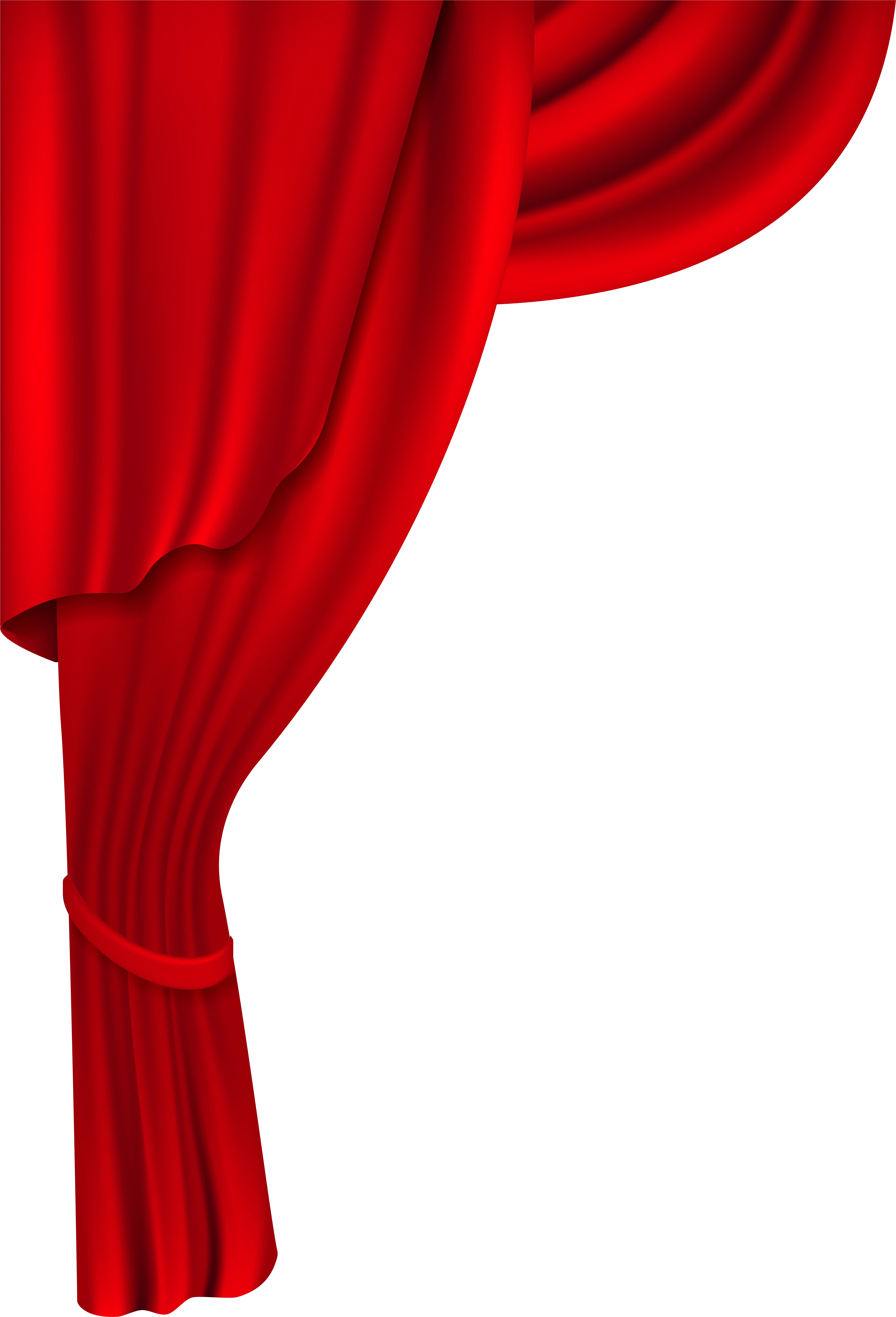 Drapery Clip Parda Red Curtain Clipart