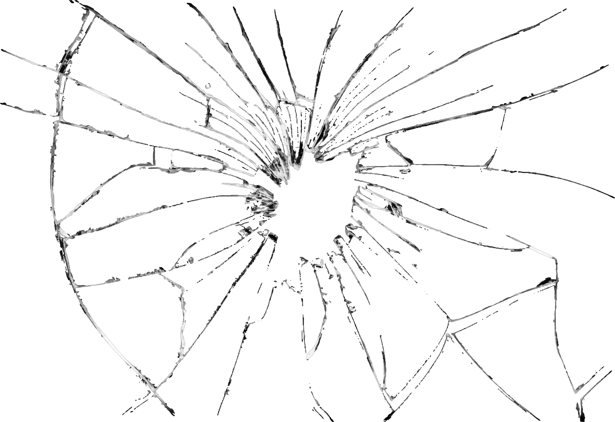  Glass Mirror Clip Art Bullet Hole Glass Png