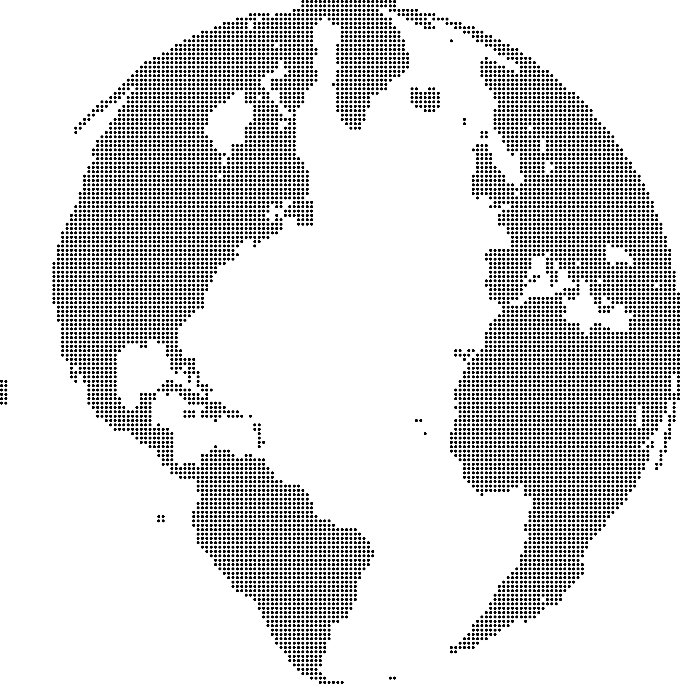  Transparent Dots Png World Globe As Dots Png
