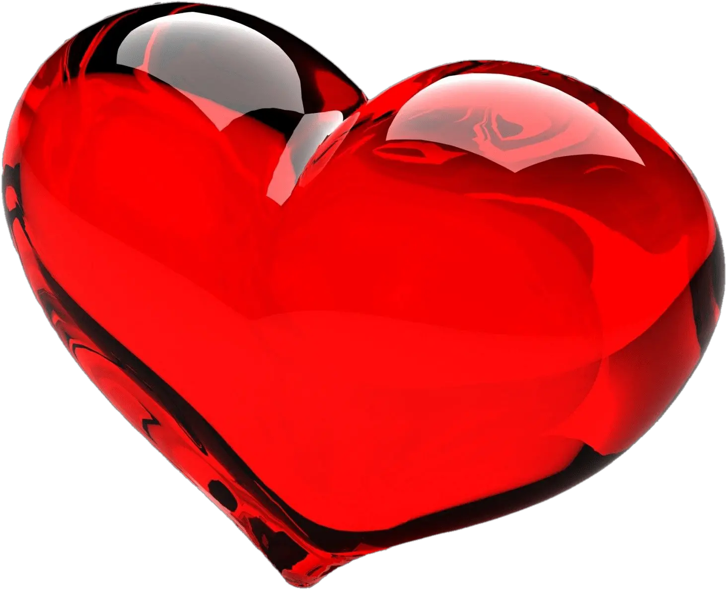  Love Heart 3d Red Colour Love 3d Png
