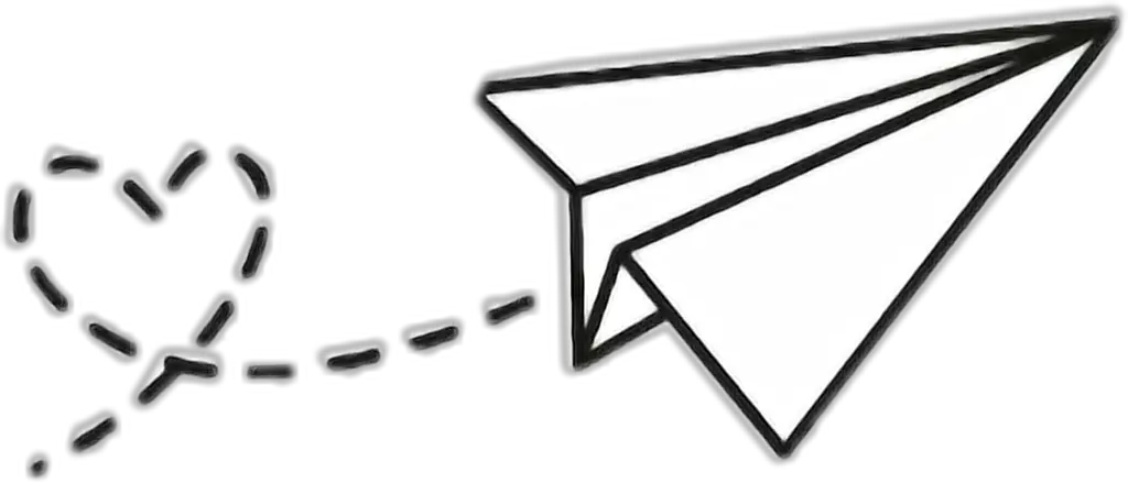  airplane cute paper paperplane paperairplane tumblr Paper Airplane Clipart Png