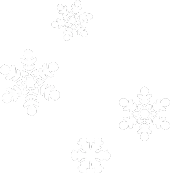  Snowflakes White Clip Art At Clker White Snowflake Clear Background