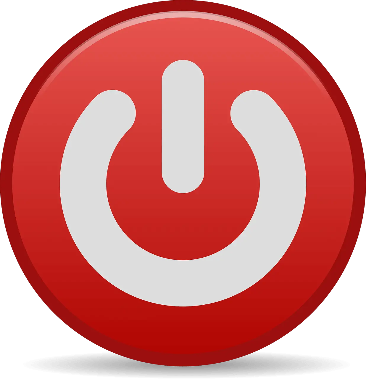  Transparent Clipart Windows Logout Icon Png Red
