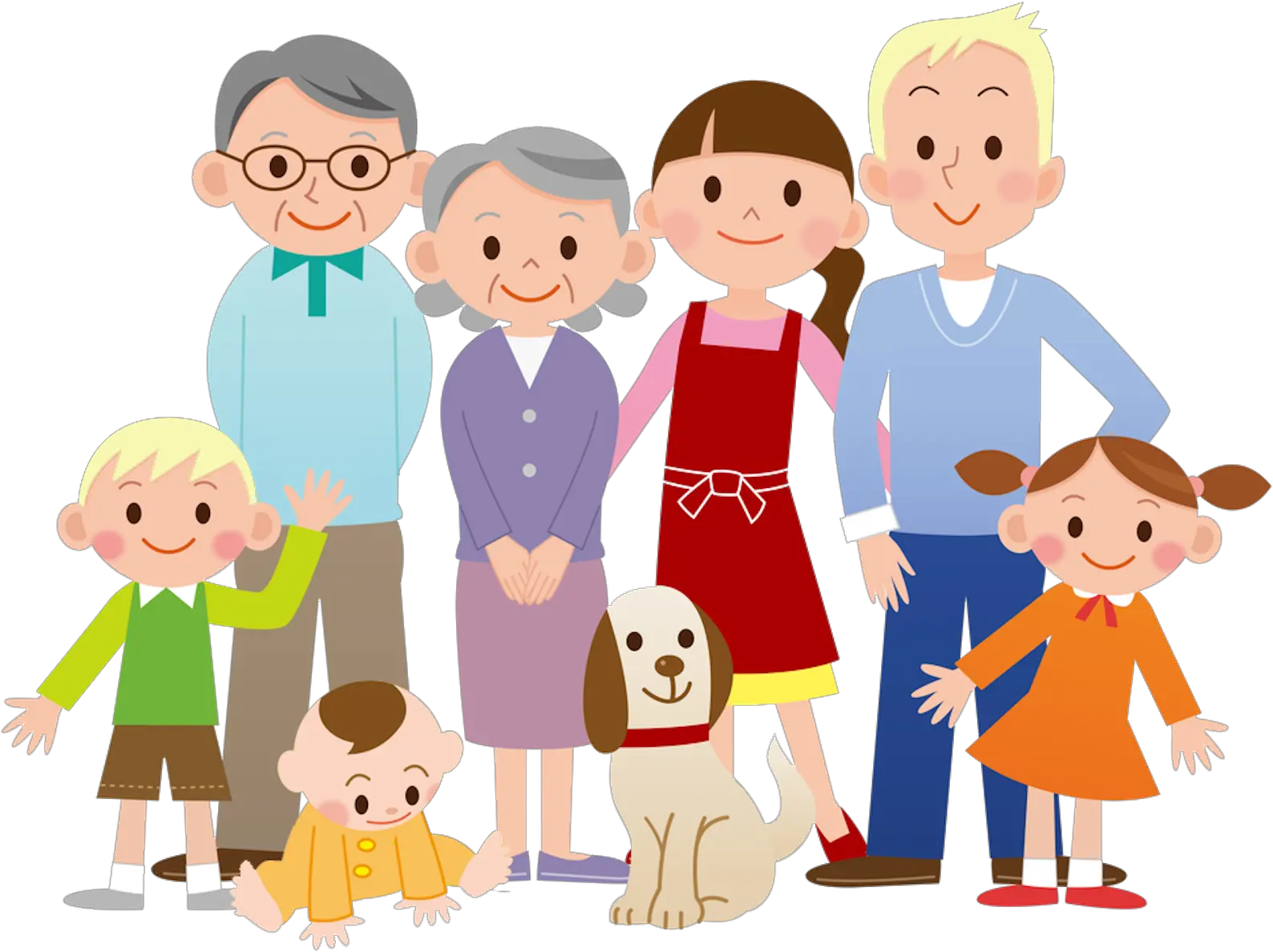  Family Cartoon Clip Art Cartoon Family Png