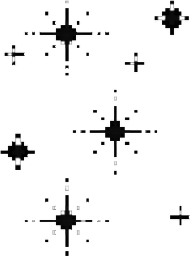  pixel heart star stars black tumblr doddle overlay Transparent Pixel Stars Black