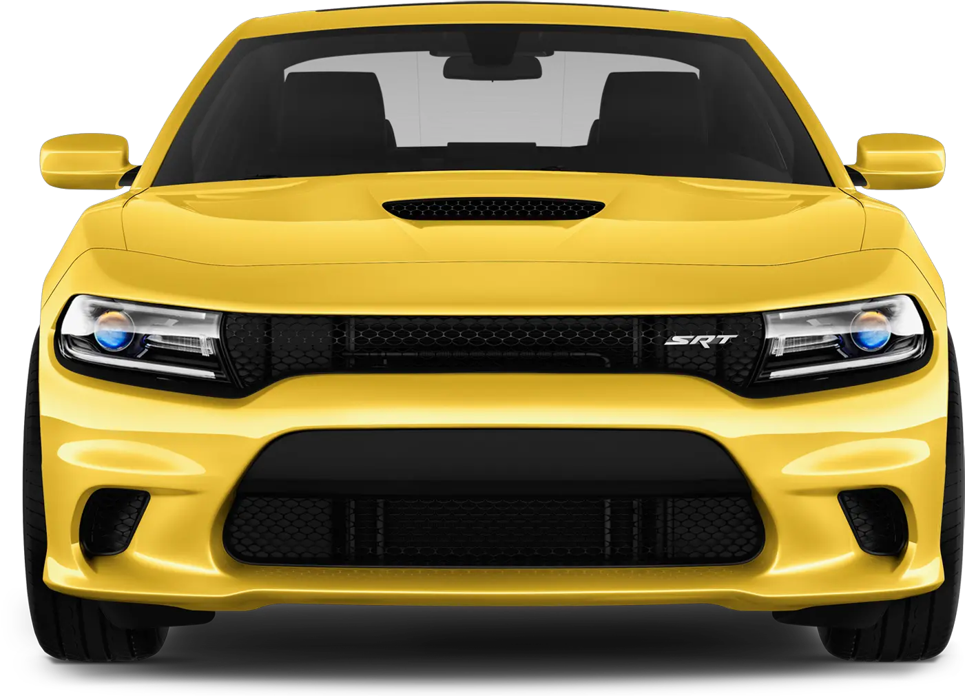  Transparent Dodge Charger Png Yellow Car Front Png