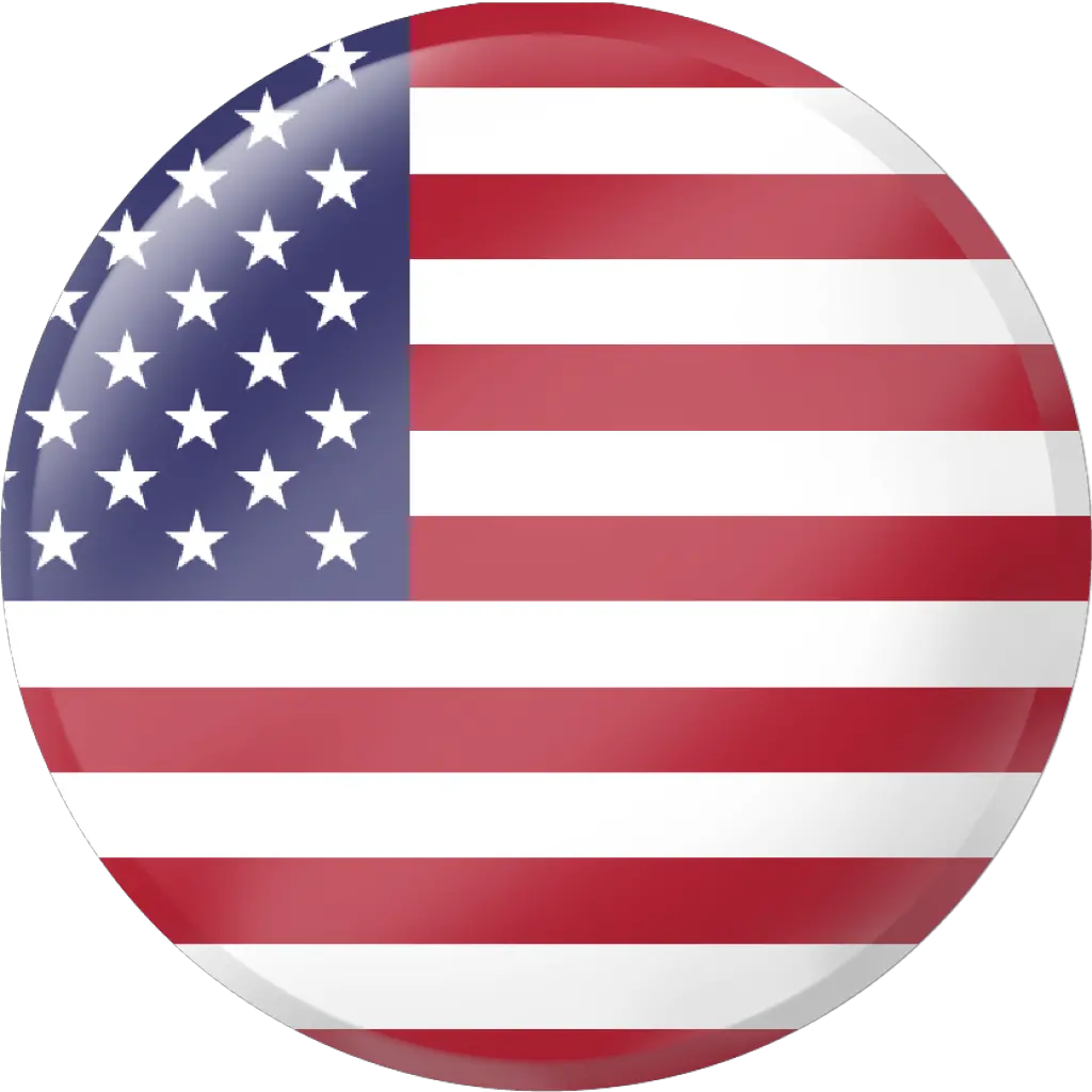  Circular American Flag Circle